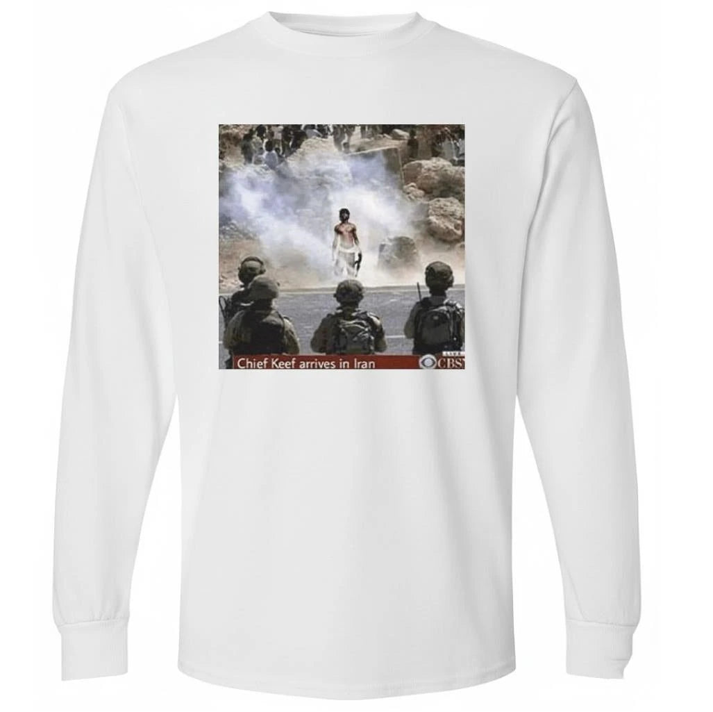 Chief Keef Arrives In Iran War Is Over Shirt