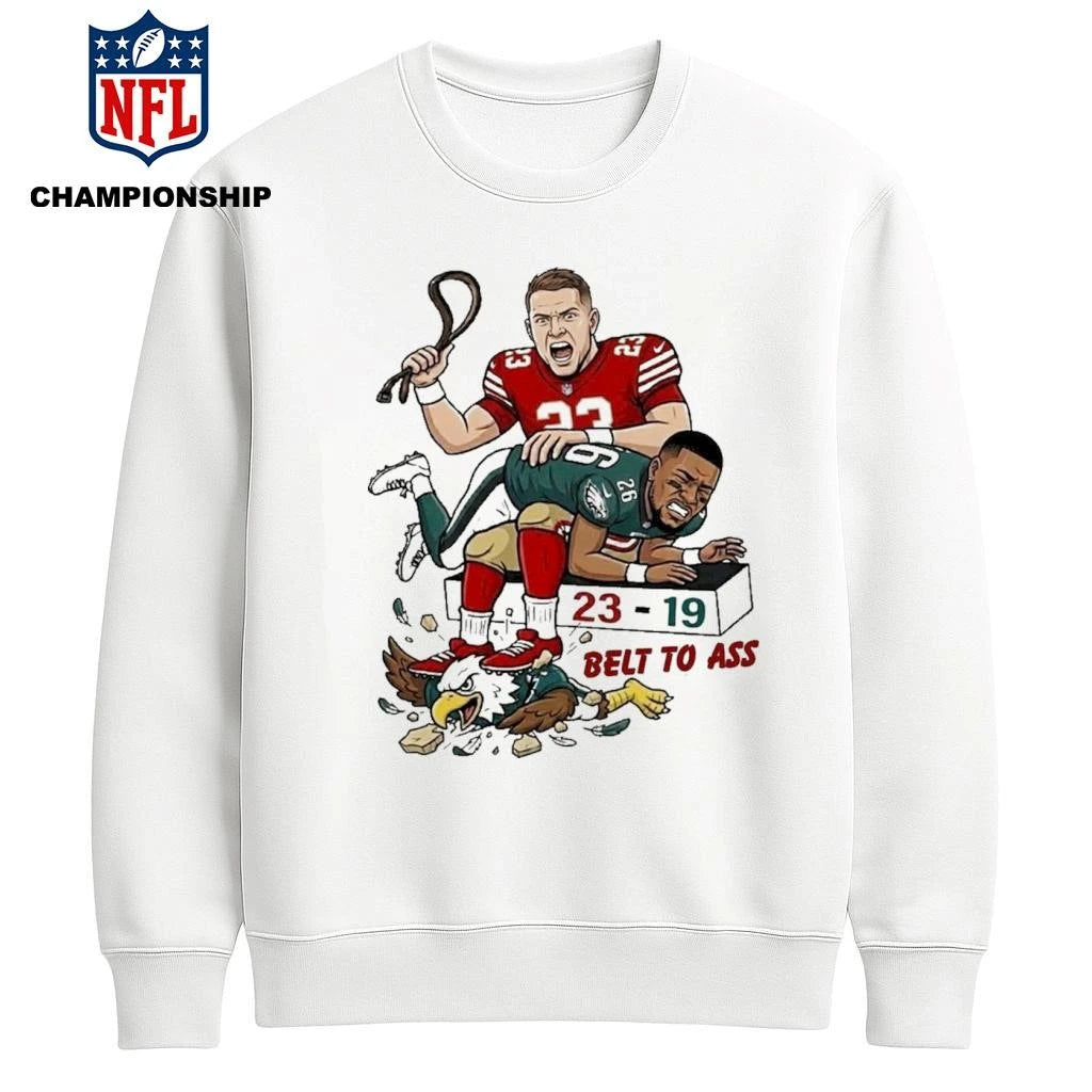 Christian Mccaffrey Belt To Ass Saquon Barkley 23 19 Shirt