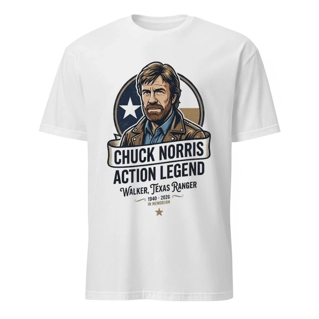 Chuck Norris Action Legend Walker Texas Ranger 1940-2026 In Memoriam Shirt