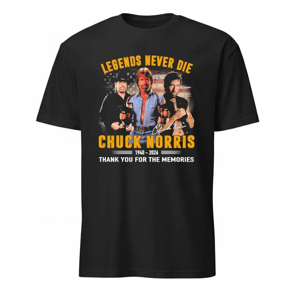 Chuck Norris Legends Never Die 1940 2026 Thank You For The Memories Shirt
