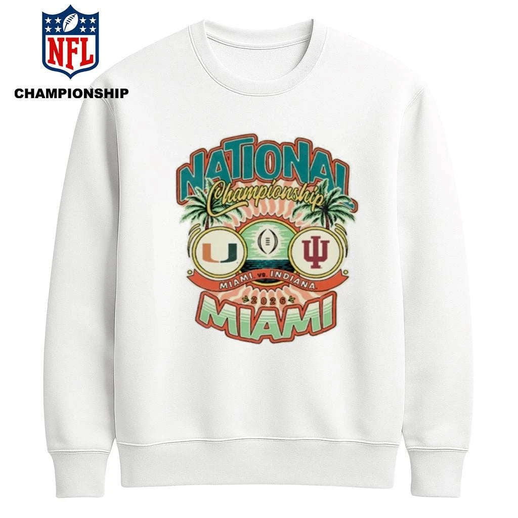 College Football Playoff 2026 National Championship Miami vs Indiana Shirt
