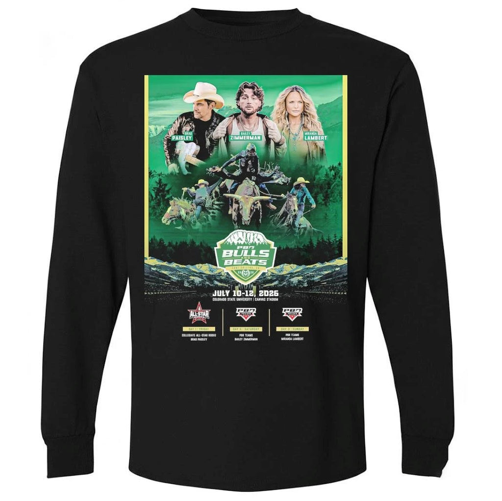 Colorado State Rams Bulls And Beats At Canvas Stadium On July 10-12 2026 In Fort Collins CO Shirt