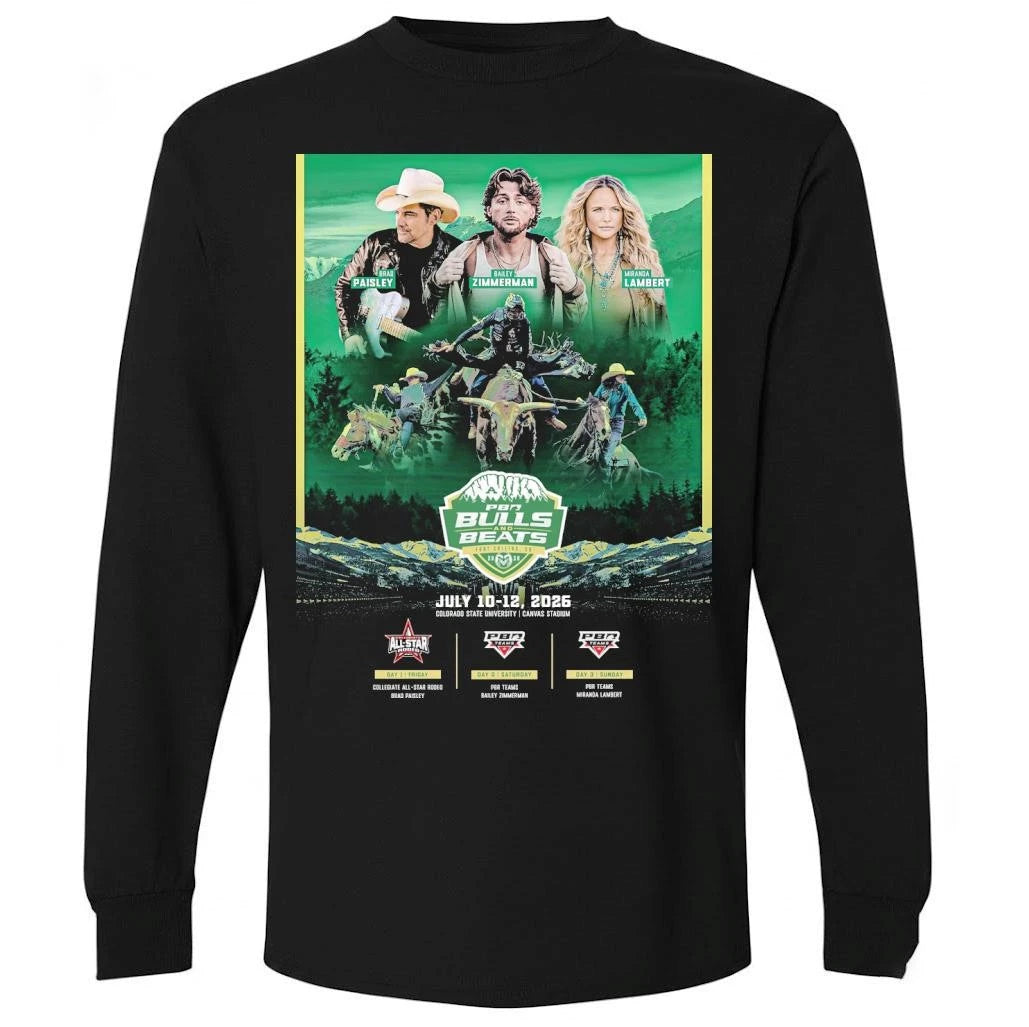 Colorado State Rams Bulls And Beats At Canvas Stadium On July 10-12 2026 In Fort Collins CO Shirt