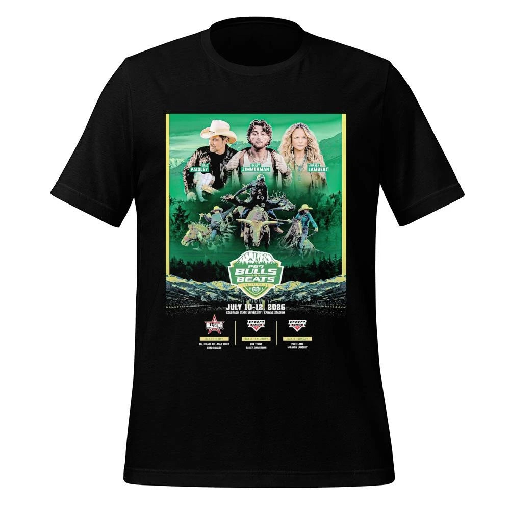 Colorado State Rams Bulls And Beats At Canvas Stadium On July 10-12 2026 In Fort Collins CO Shirt