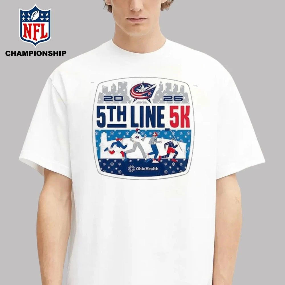 Columbus Blue Jackets 5th Line 5K Shirt