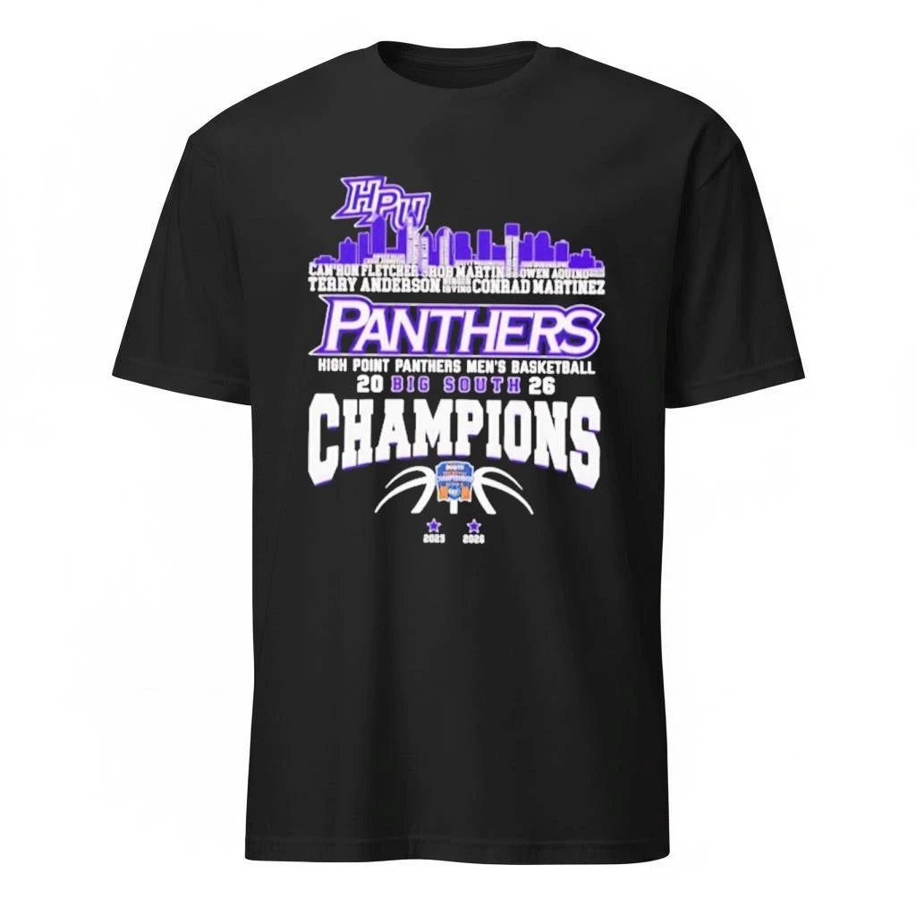 Congrats High Point Panthers Champions 2026 Big South Men’s Basketball  Shirt