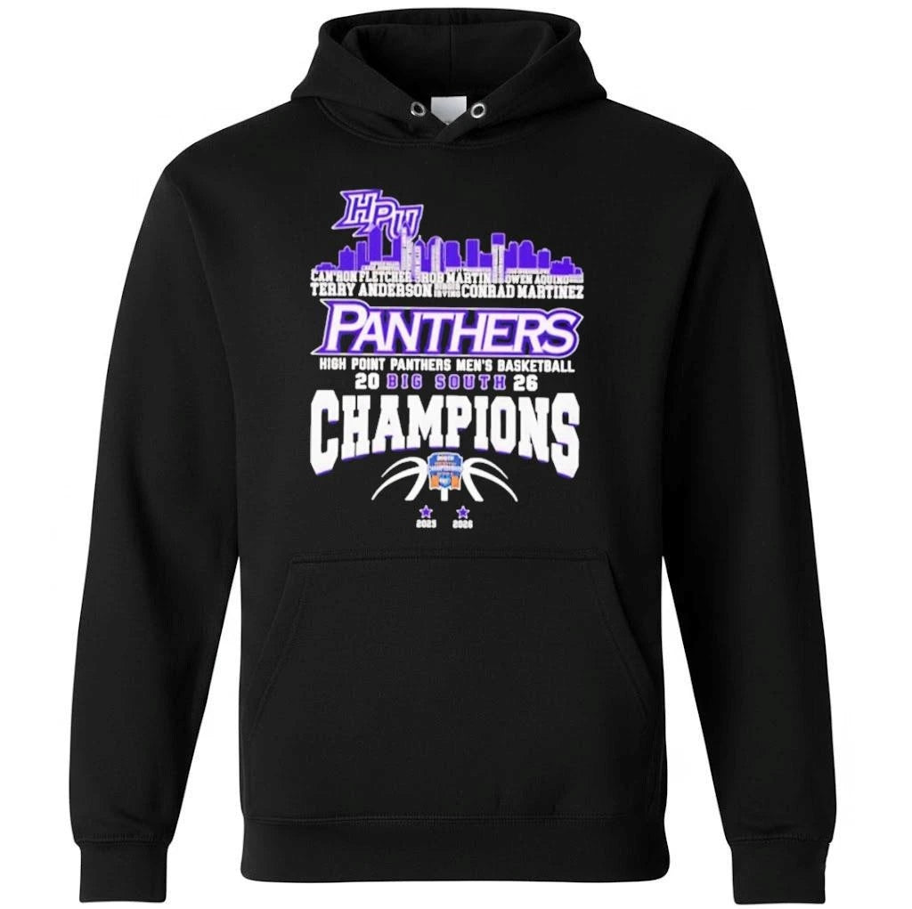 Congrats High Point Panthers Champions 2026 Big South Men’s Basketball  Shirt