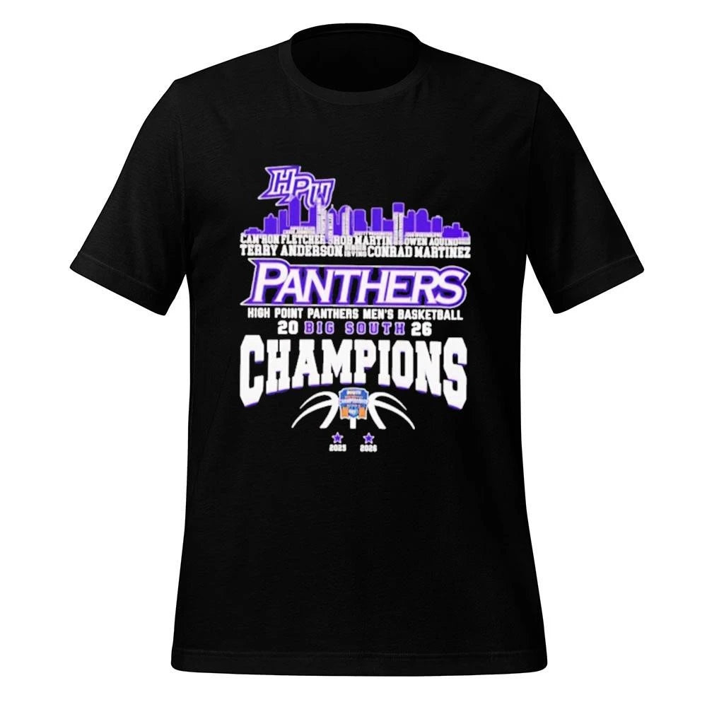 Congrats High Point Panthers Champions 2026 Big South Men’s Basketball  Shirt