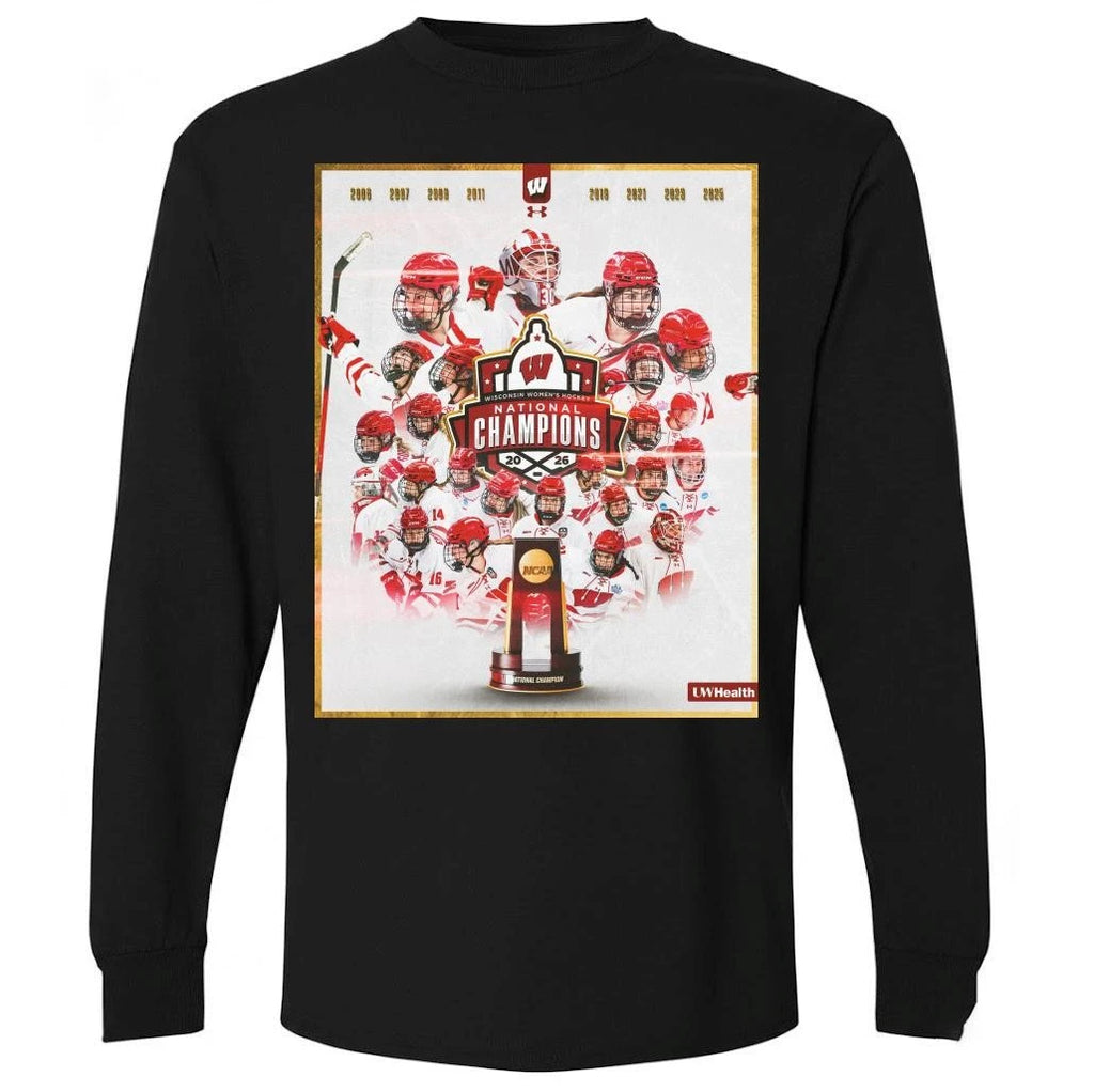 Congrats Wisconsin Badgers Women’s Ice Hockey 2026 National Champions Premium Shirt