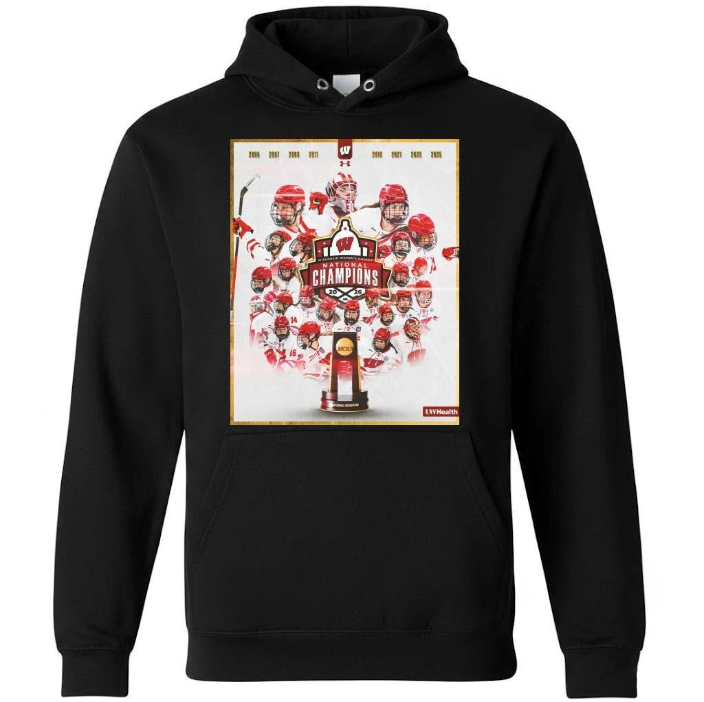 Congrats Wisconsin Badgers Women’s Ice Hockey 2026 National Champions Premium Shirt