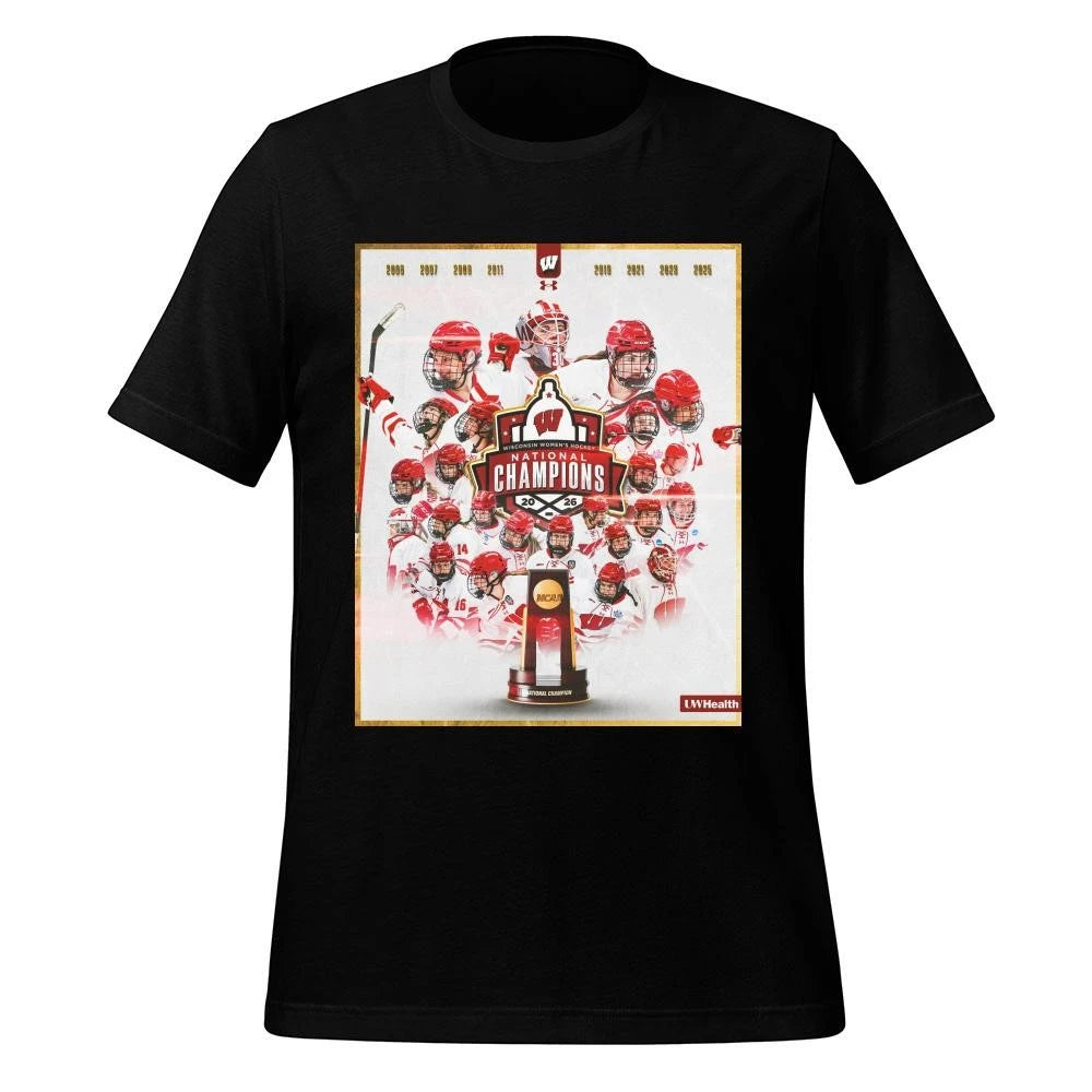 Congrats Wisconsin Badgers Women’s Ice Hockey 2026 National Champions Premium Shirt