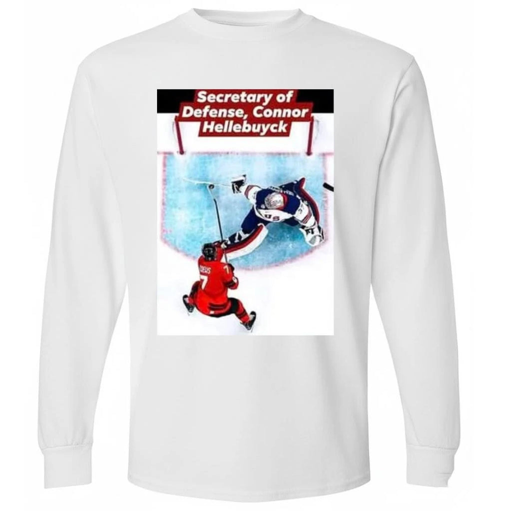 Connor Hellebuyck Team USA men’s ice hockey secretary of defense shirt