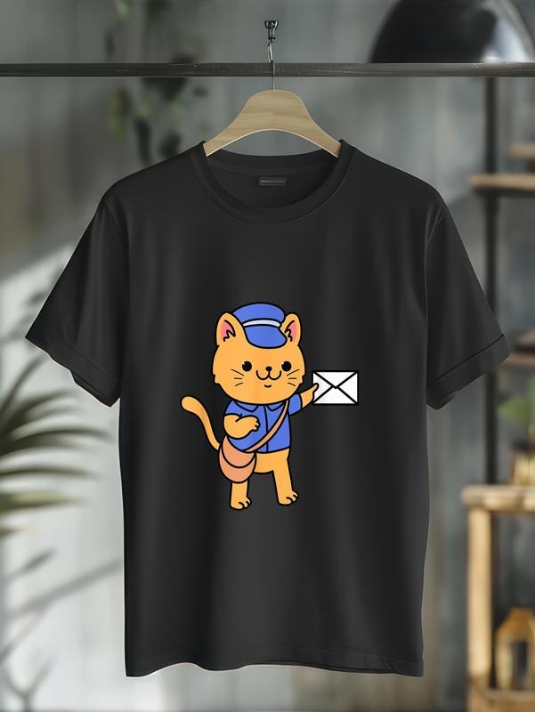 cotton Cat Mail Carrier Gift For Mailman T-Shirt casual Fashion graphic tees for women Hoodie, Sweatshirt | HypeDripTees.com