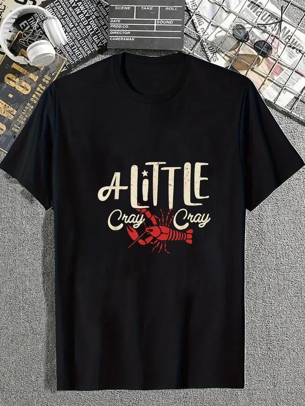 cotton Crawfish Boil Shirt A Little Cray Crayfish Boils Women Kids T-Shirt casual Fashion graphic tees for women Hoodie,...