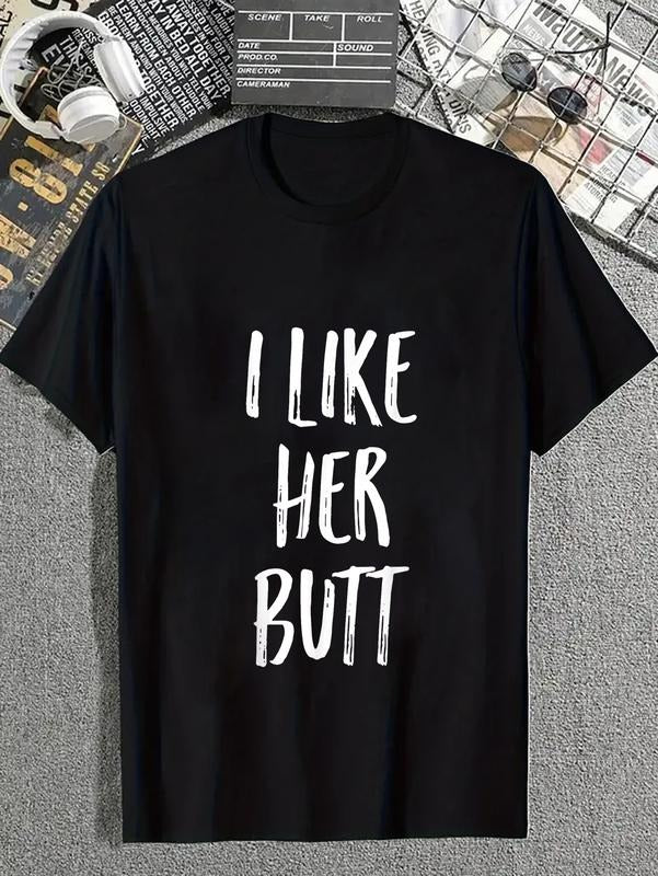 cotton I Like His Beard I Like Her Butt Shirts Matching Compliments T-Shirt casual Fashion graphic tees for women Hoodie,...
