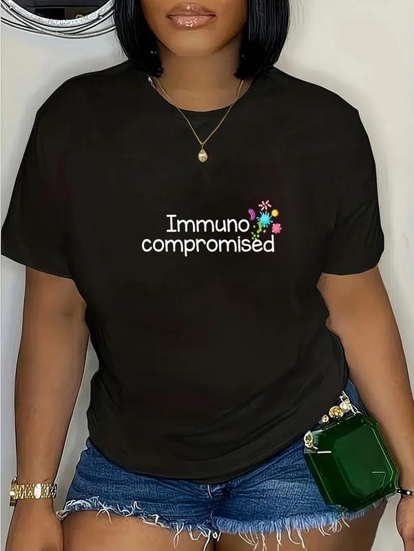 cotton I am Immunocompromised T-shirt - Immune Compromised Shirt T-Shirt casual Fashion graphic tees Hoodie, Sweatshirt