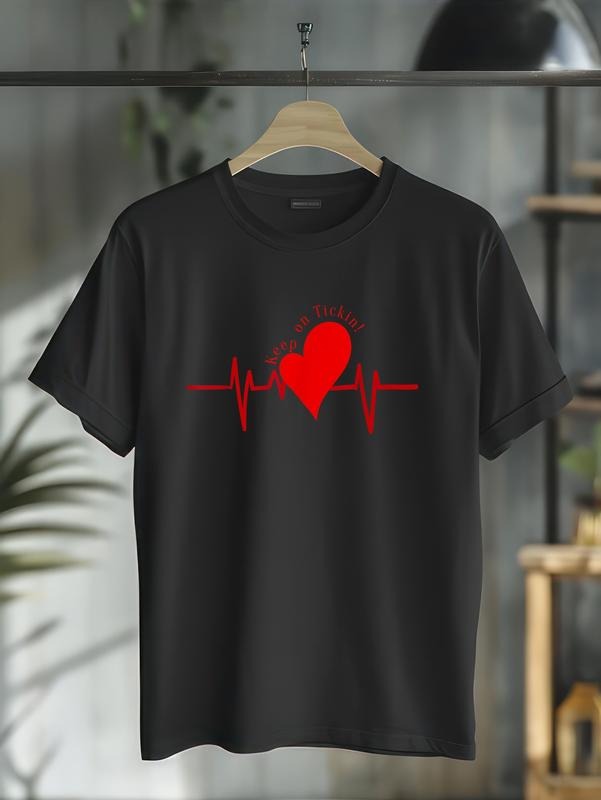 cotton Keep On Tickin! EKG Heartbeat Cow Valve Heart Patient Shirt T-Shirt casual Fashion graphic tees for women Hoodie,...