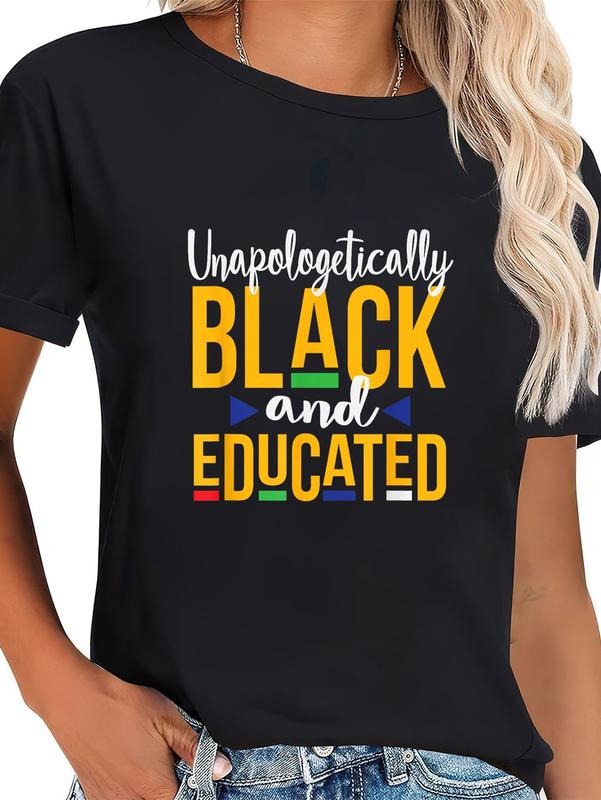 cotton Unapologetically Black Educated Dop e Melanin Christmas Gift T-Shirt casual Fashion graphic tees for women Hoodie,...