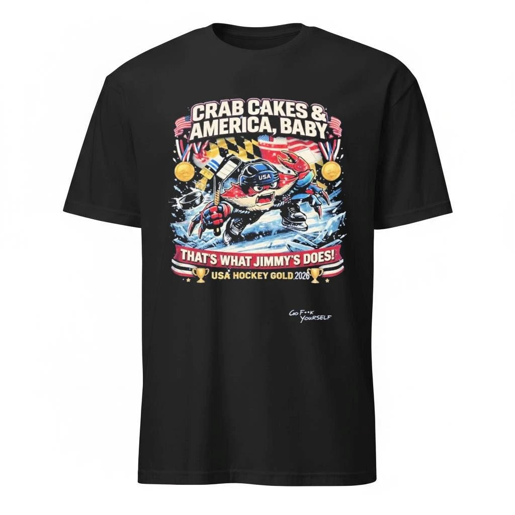 Crab Cakes &amp; America Baby Usa Hockey Gold 2026 Shirt