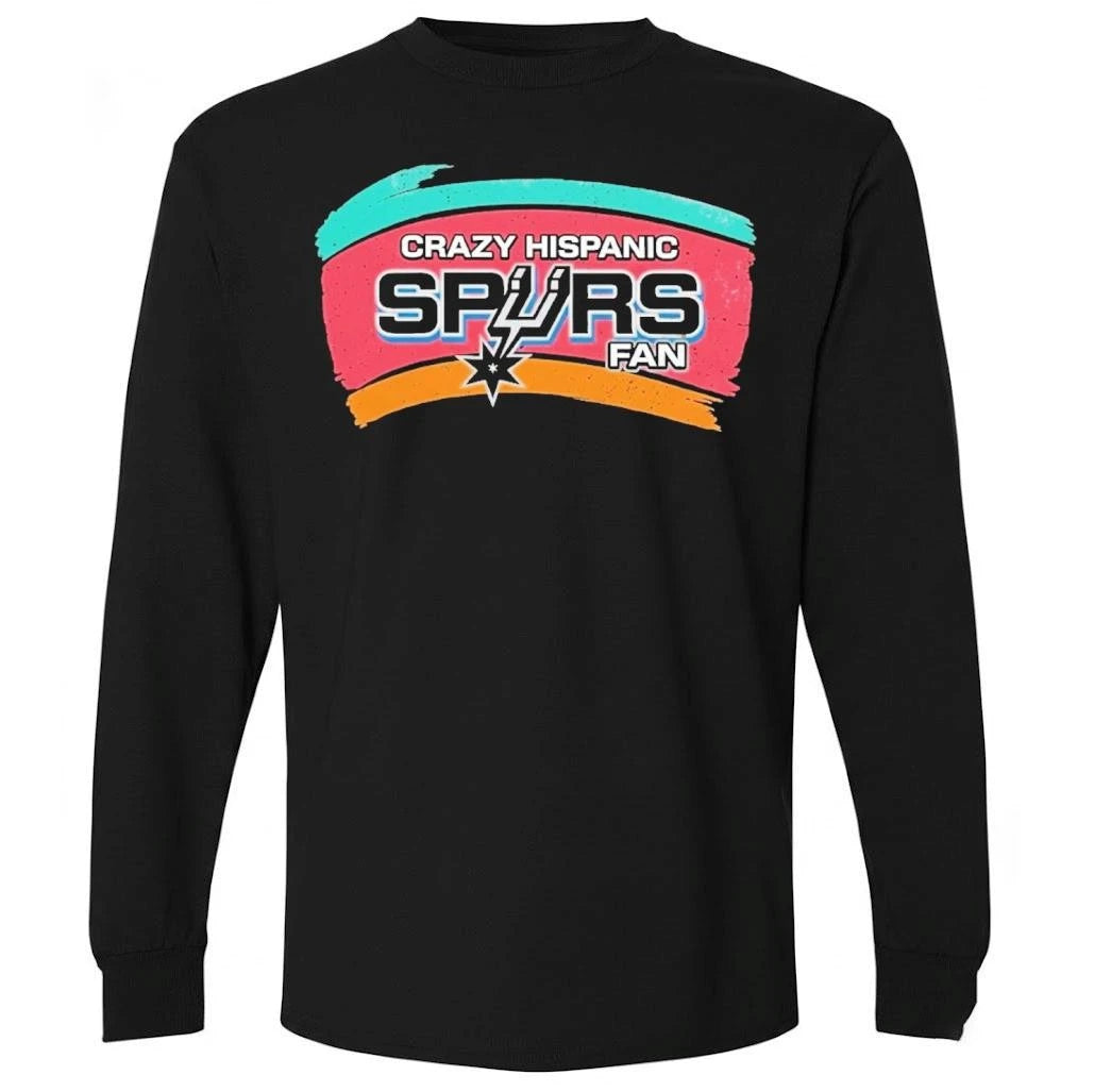 Crazy Hispanic Spurs Fan NBA Playoffs Shirt