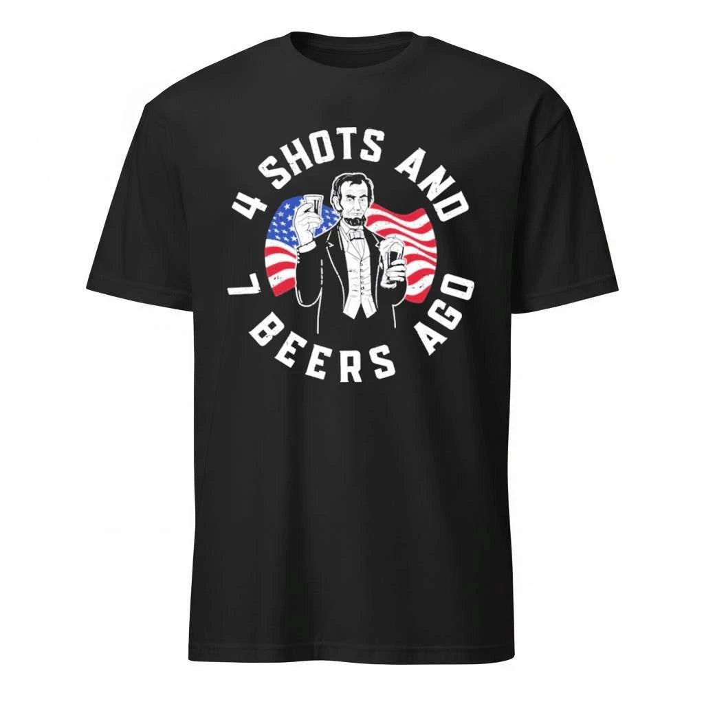 Crews Control 4 Shots And 7 Beers Ago Shirt
