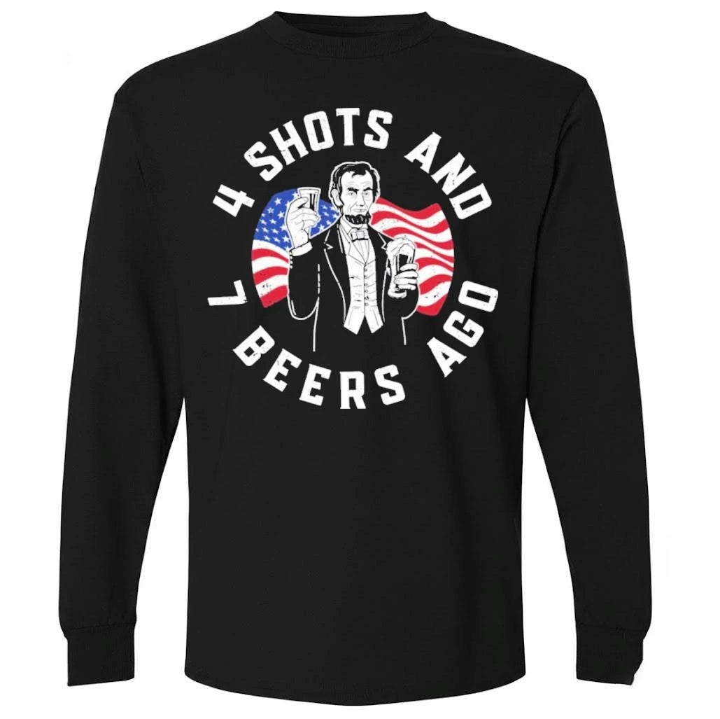 Crews Control 4 Shots And 7 Beers Ago Shirt