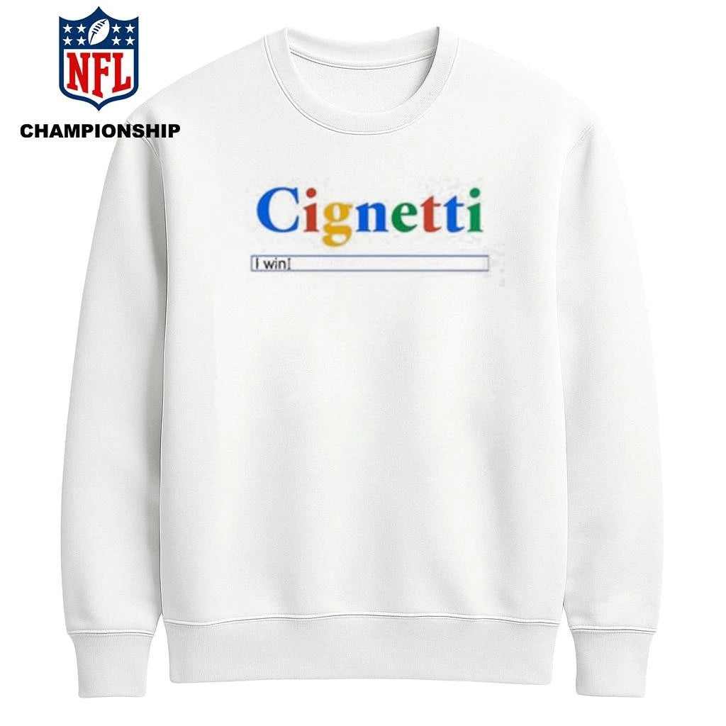 Curt Cignetti  I Win Search Bar Shirt
