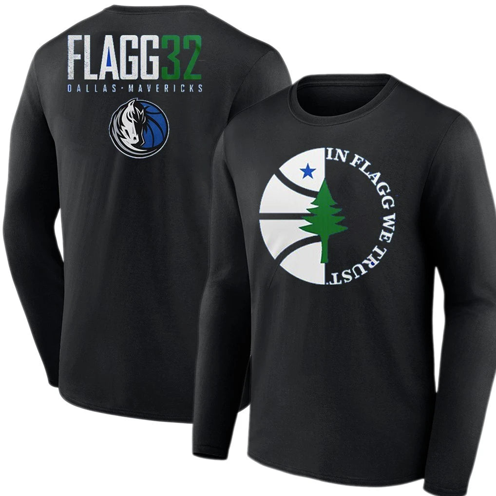 Dallas Mavericks Flagg 32 In Flagg We Trust 2026 T-Shirt