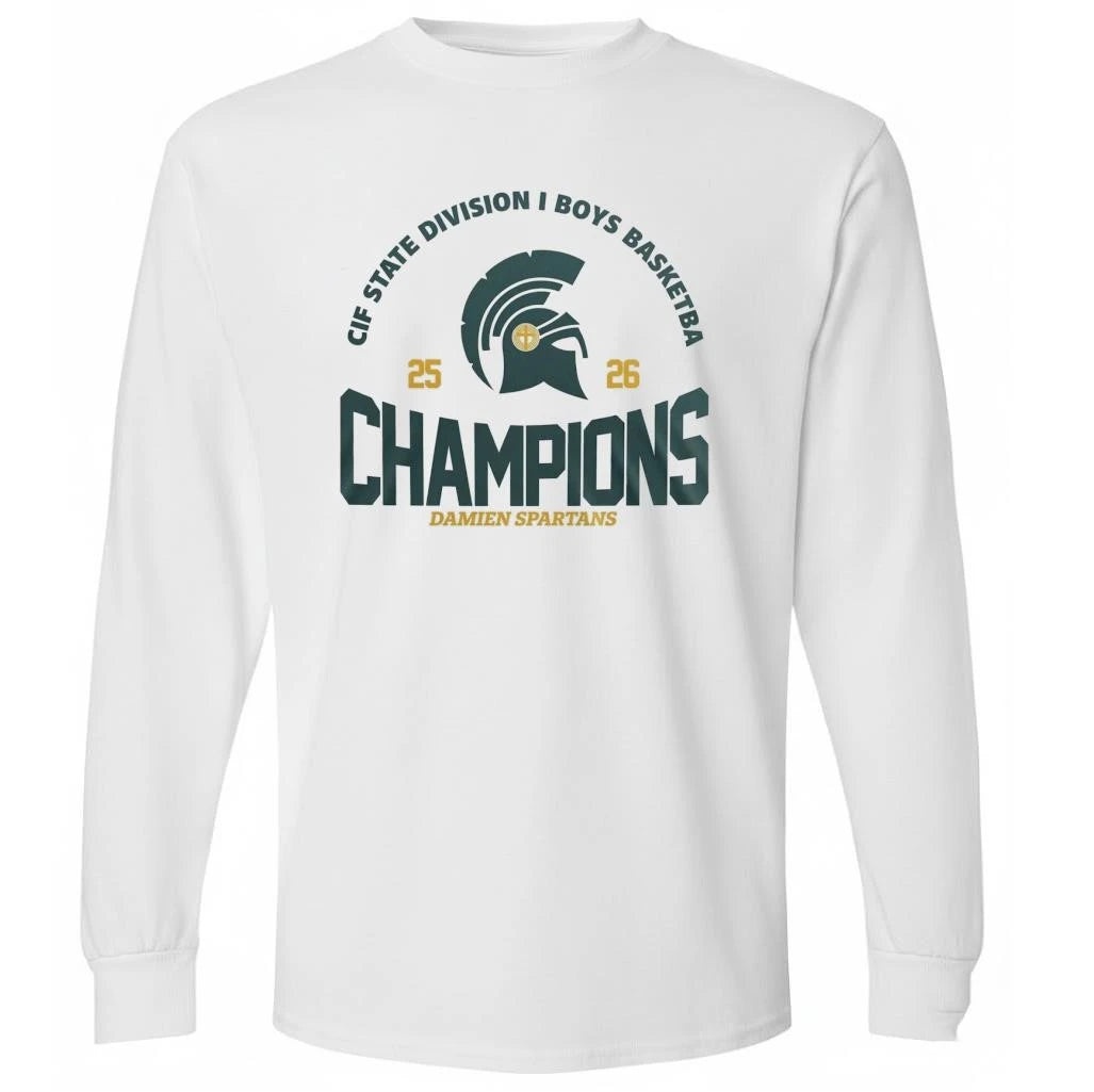 Damien Spartans CIF State Division I Boys 2026 Champions Shirt