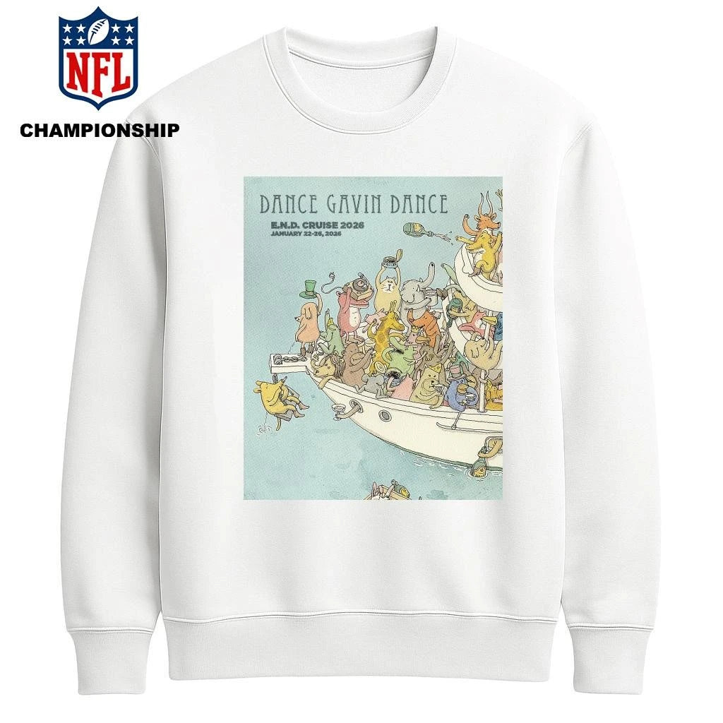 Dance Gavin Dance E.N.D. Cruise 2026 January 22-26 2026 Poster Shirt