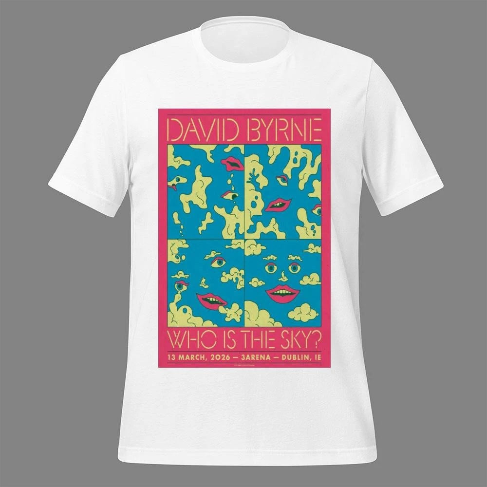David Byrne 3Arena March 13 2026 Poster Shirt
