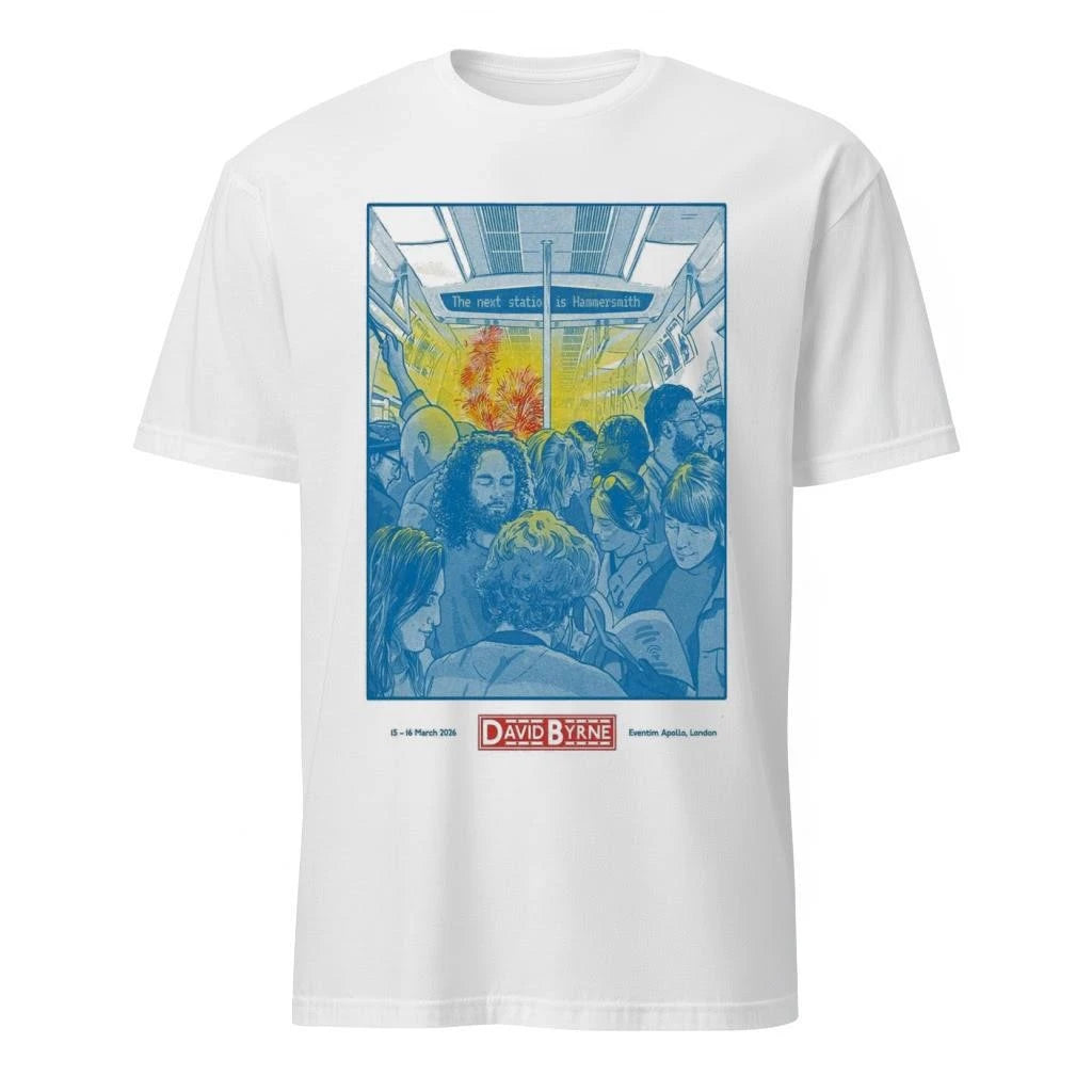 David Byrne Mar 15 and 16 2026 Eventim Apollo, London Poster Shirt