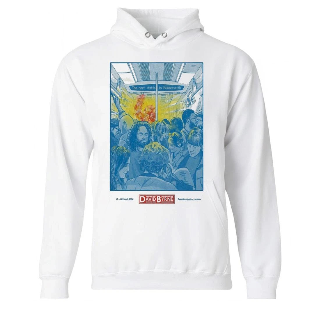 David Byrne Mar 15 and 16 2026 Eventim Apollo, London Poster Shirt