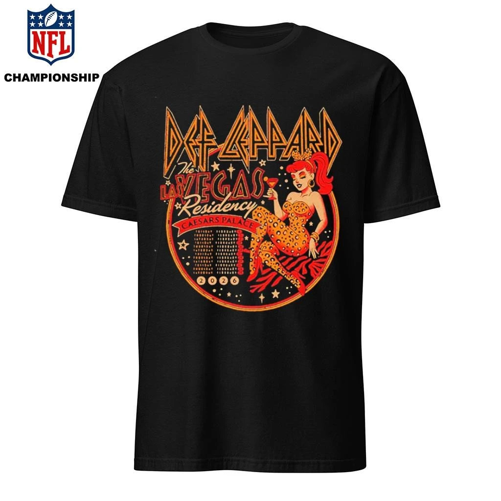 Def Leppard Las Vegas 2026 Merch Tee The Las Vegas Palace 2026  Shirt