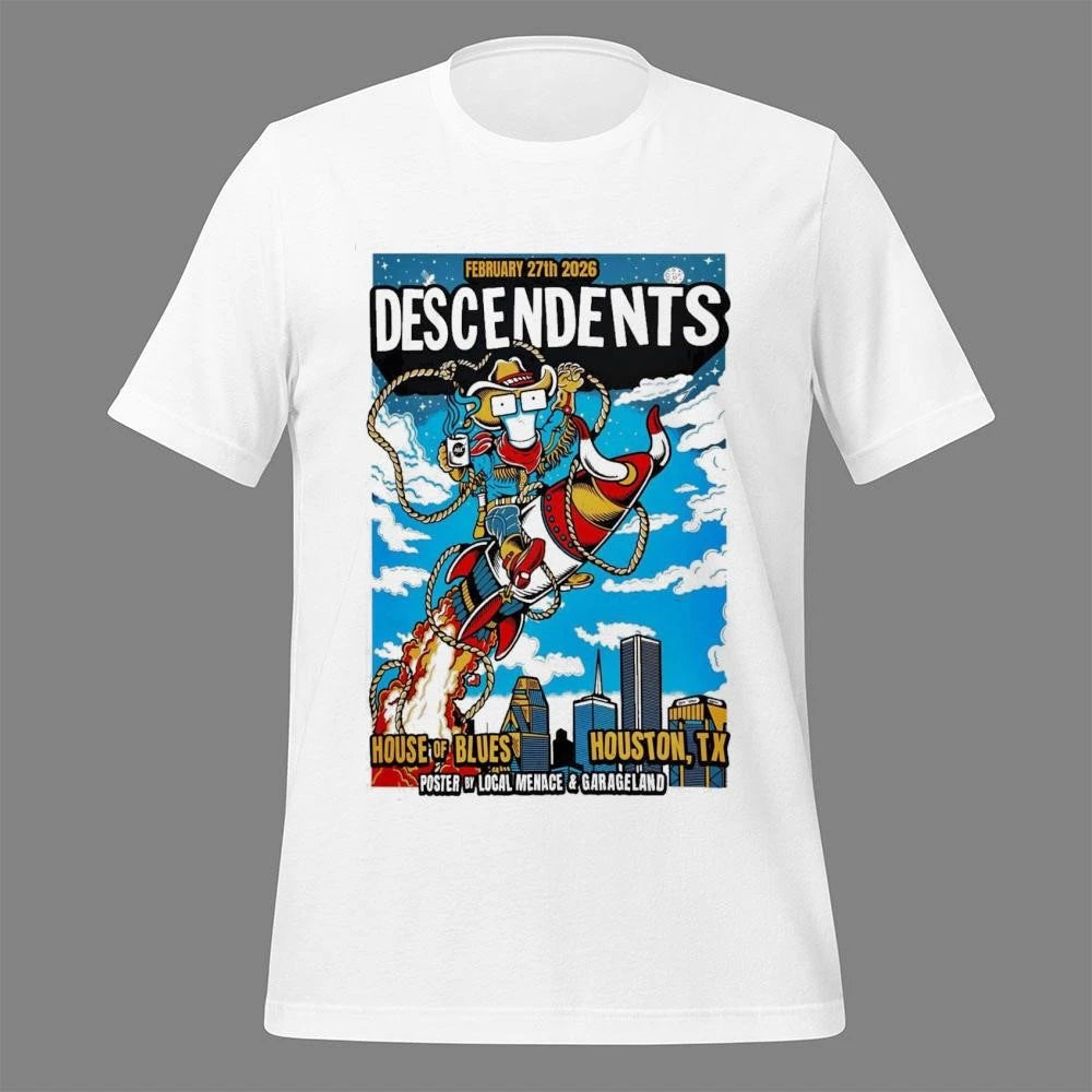 Descendents House Of Blues Houston TX Feb 27 2026 Poster Shirt