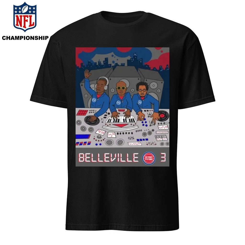 Detroit Pistons The Belleville ThreePoster Shirt