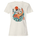 Lucky Black Maneki Neko Koi Fish Women's T-Shirt