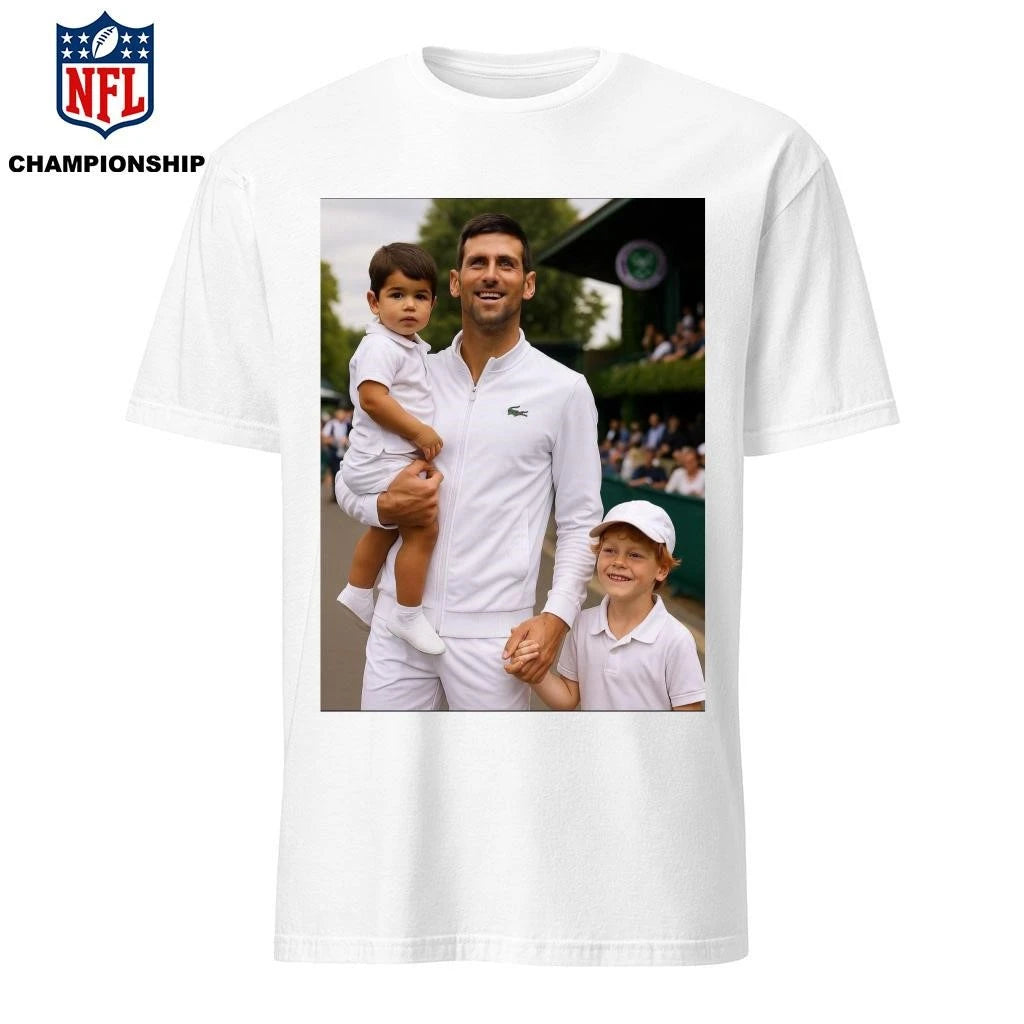 Djokovic Alcaraz And Jannik Kid Australian Open Fan Poster Shirt