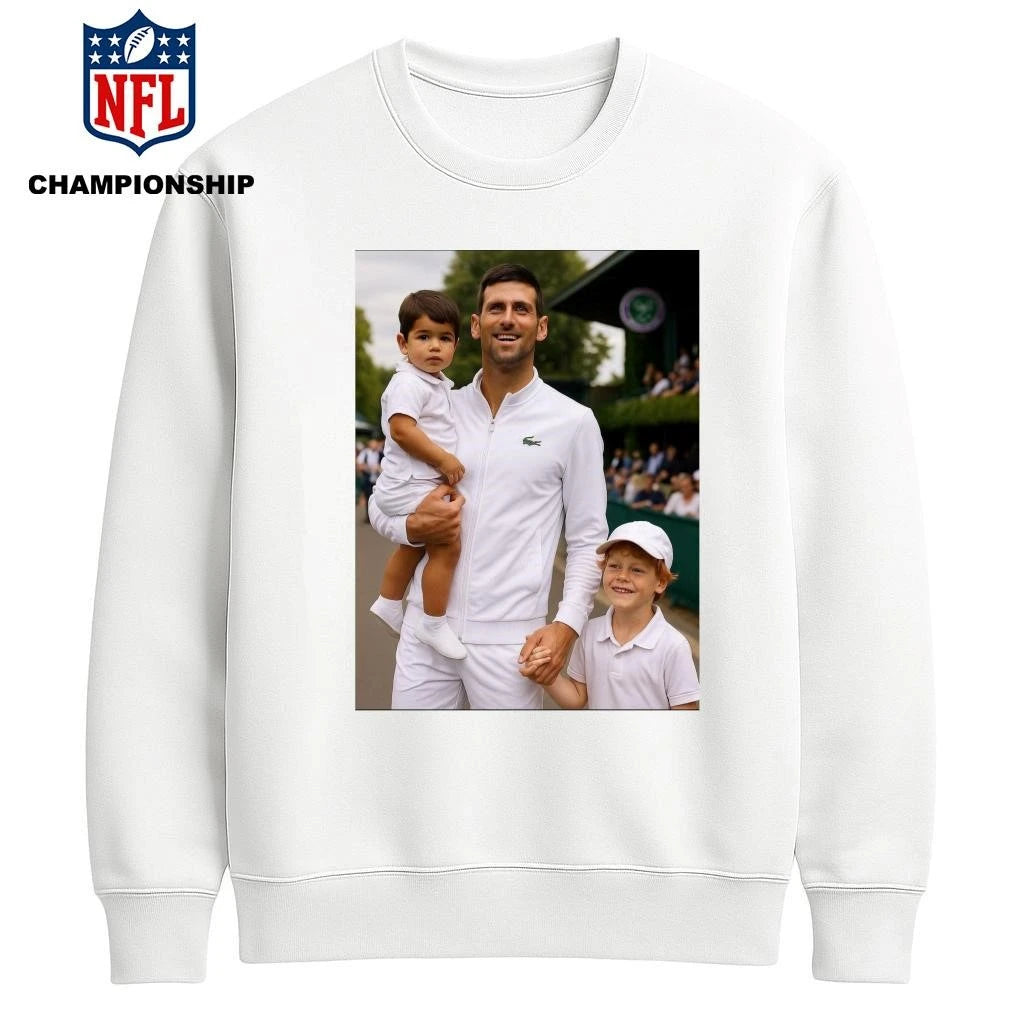 Djokovic Alcaraz And Jannik Kid Australian Open Fan Poster Shirt