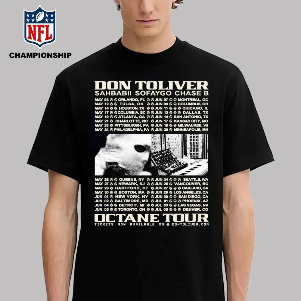 Don Toliver The Octane Tour 2026 Venue Tour Dates Shirt