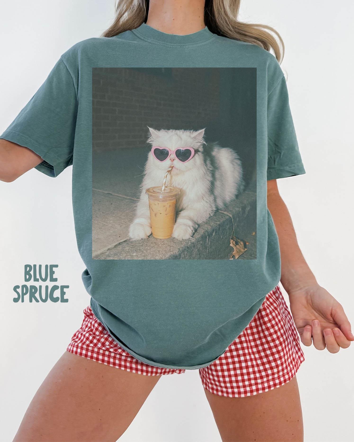 Persian Cat Comfort Colors Iced Coffee Cat Mom Mothers Day Cat Mama Tee Pet (3)