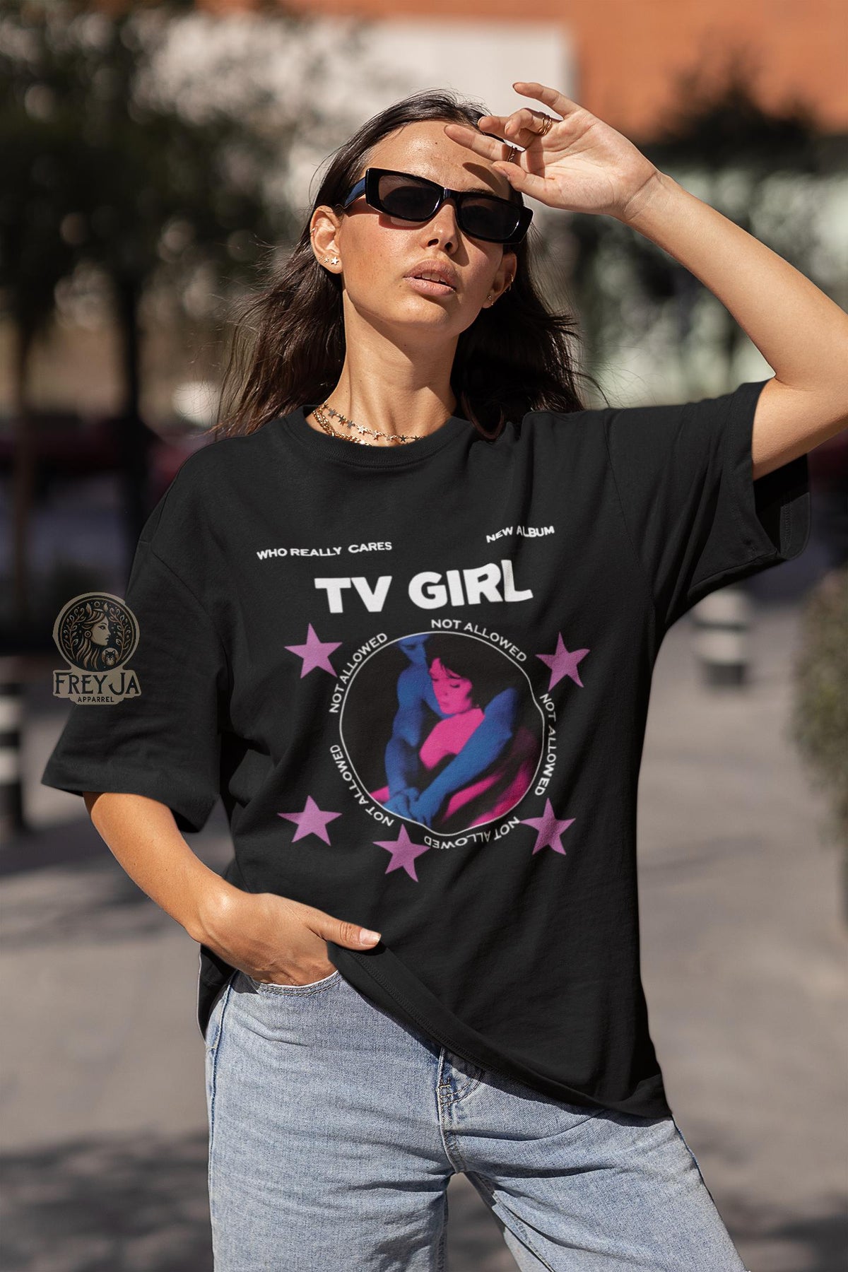 Tv Girl Indie Music Band Merch Really Cares Album Tee French Exit Tv Girl Fans (4)