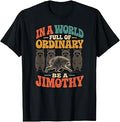 World Full Ordinary Jimothy Raccoon Unisex T-shirt, Sweatshirt, Hoodie (1)