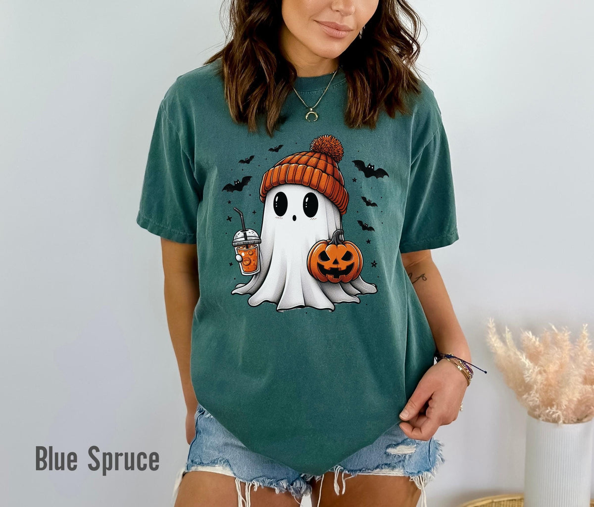 Halloween Ghost Comfort Colors Ghos Halloween Fall Spooky Season Halloween (1)