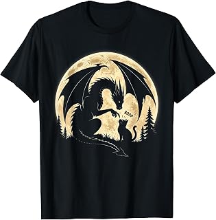 Retro Dragon Boop Cat Under Moon Gothic Cat Lover Unisex T-shirt, Sweatshirt, Hoodie (1)