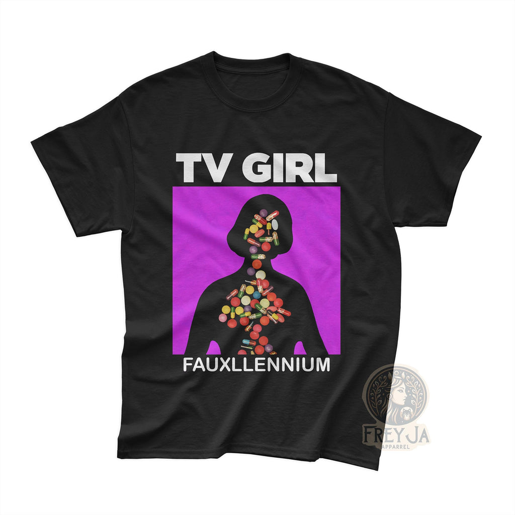 Tv Girl Music Band Merch Indie Music Fauxllennium Album Tee French Exi (1)