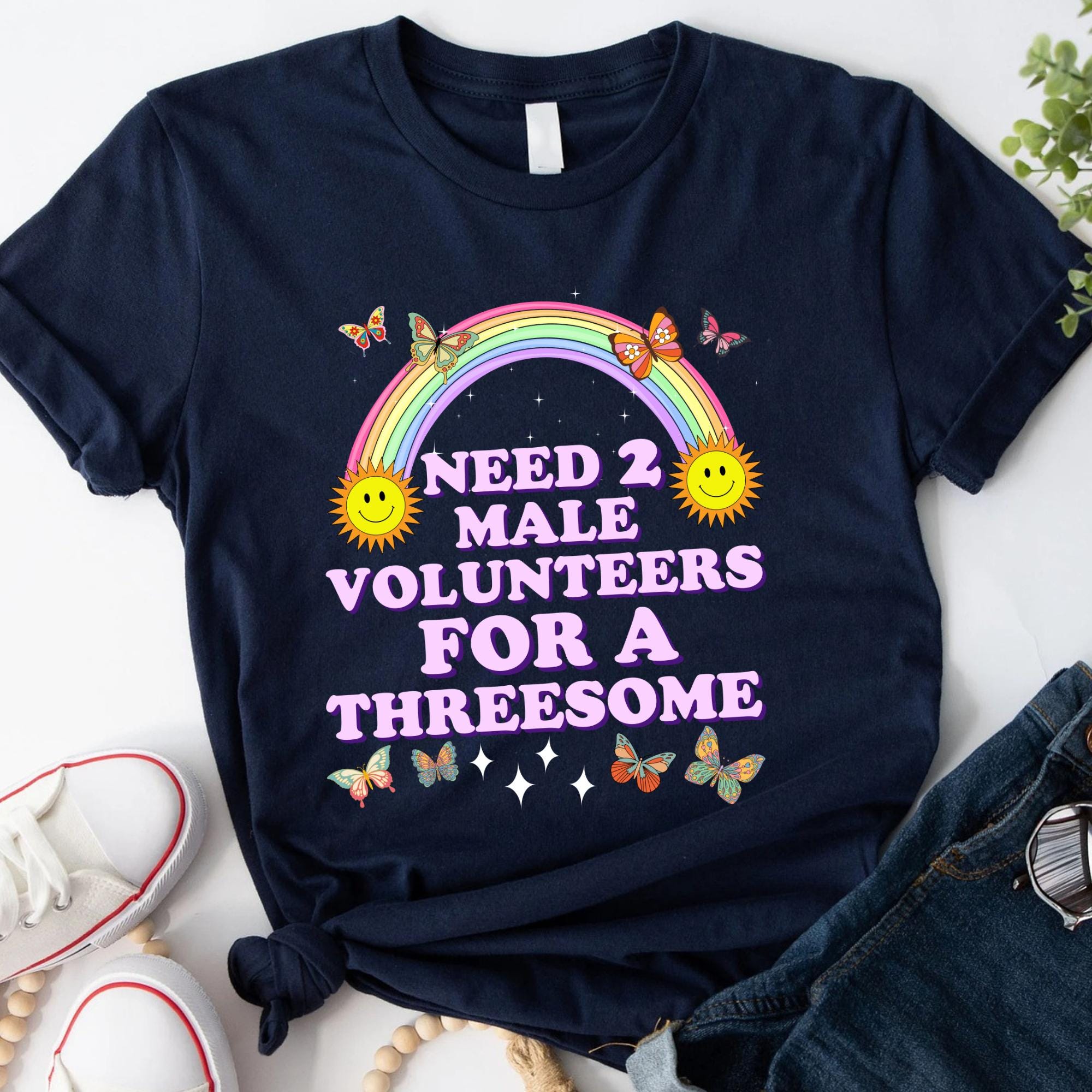 Need Male Volunteers Threesome Single Woman Dirty Humor Inappropriate Raunchy (2)