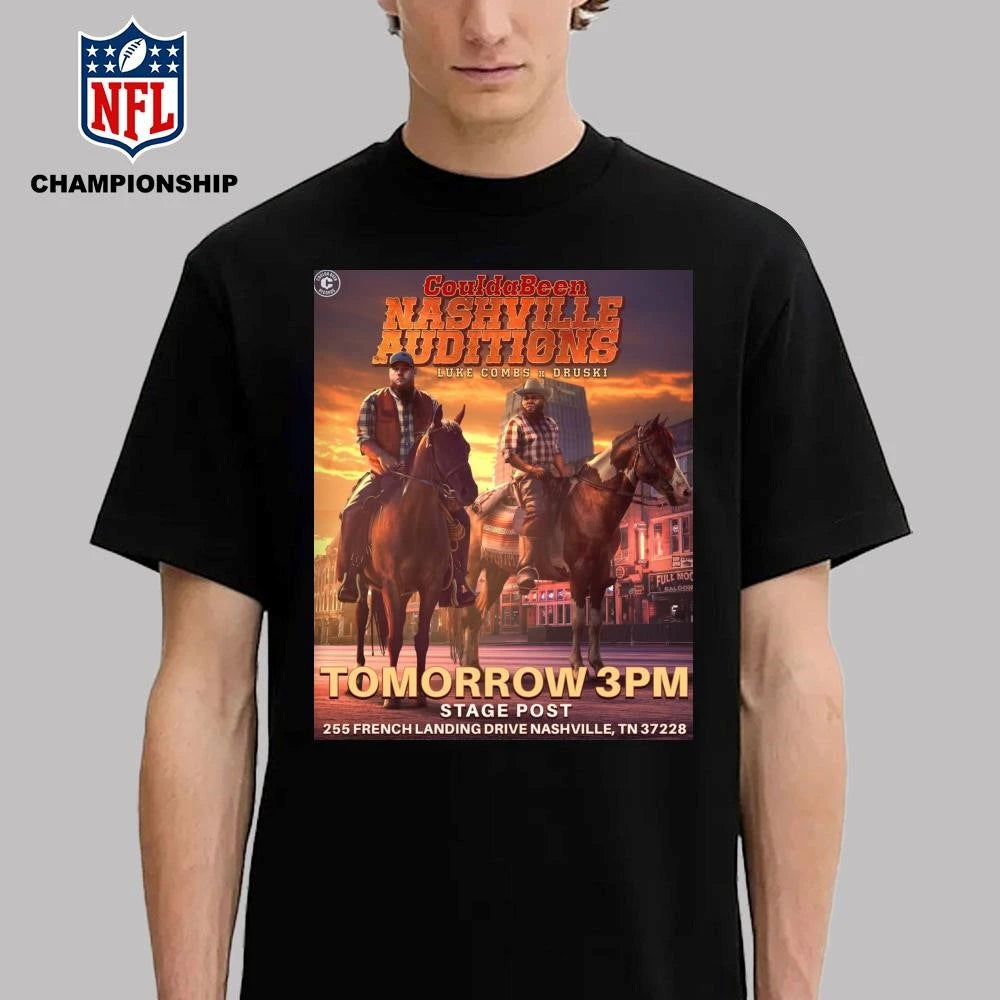 Druski Luke Combs Coulda Been Nashville Auditions 2026 Shirt