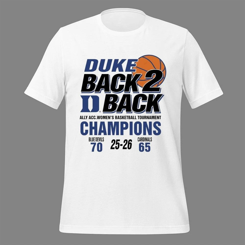 Duke Basketball ACC 2026 Championship Score Shirt