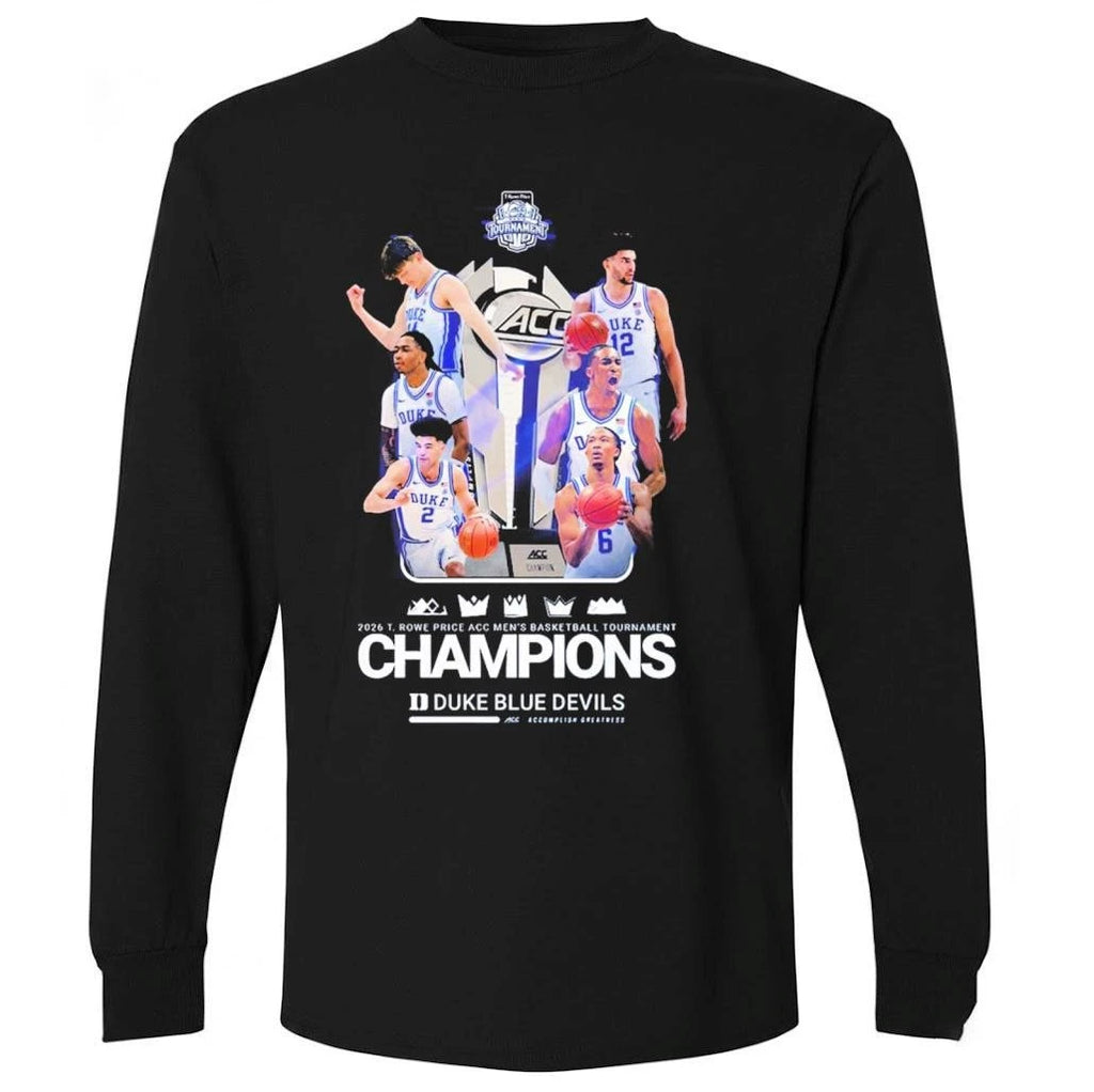 Duke Men’s Basketball 2026 ACC Champions Tournament Shirt